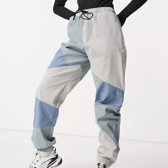 NWOT Missguided Colourblock Track Pants - Picture 1 of 5